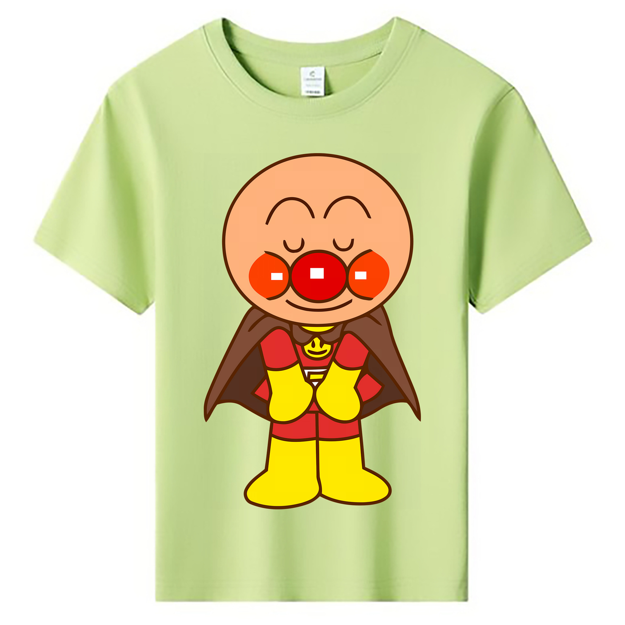 （画像用） アンパンマン Anpanman 綿100％キッズTシャツ（フロントプリント）